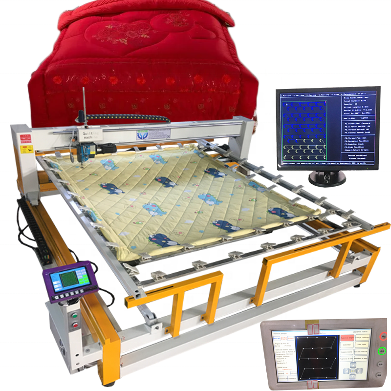 CNC China Mattress Embroidery Sewing Machine Computer Single Needle Quilting Machine Price Machines