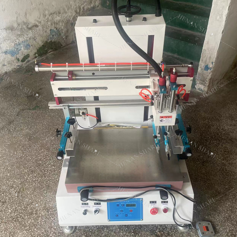 flat bed silk screen printing machine automatic silk screen printing machine