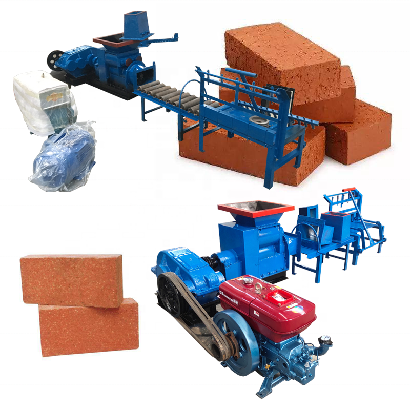 Brick production line block molding clay brick making machine