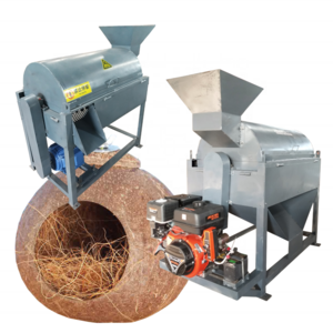 Automation Coconut Shell Fiber Separating Machine Coconut Husk Shredding Shell Fiber Processing Machine