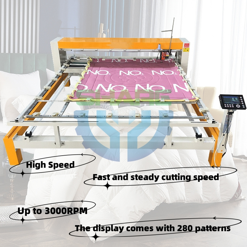 CNC China Mattress Embroidery Sewing Machine Computer Single Needle Quilting Machine Price Machines