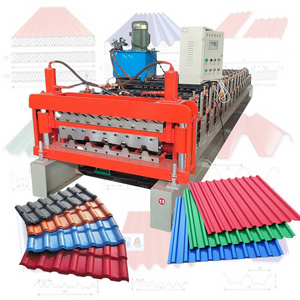 CNC Aluminum Metal Roofing Roll Forming Machine Roofing Sheet Roll Forming Machine for Corrugated Roll Forming