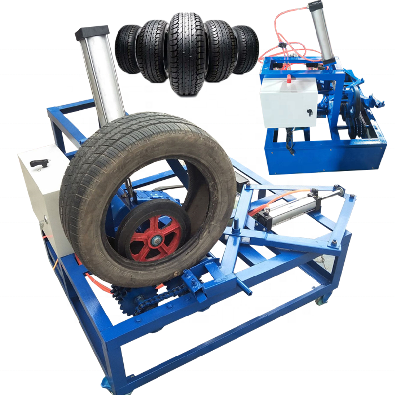 Automation Cutting Tyre Tire Shredder Machine Truck Tire Sidewall Cutter Recycling Plant