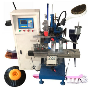 Automation Small Plastic Toilet Brush Making Drilling Machine Wood Wire Brush Boarding Machine