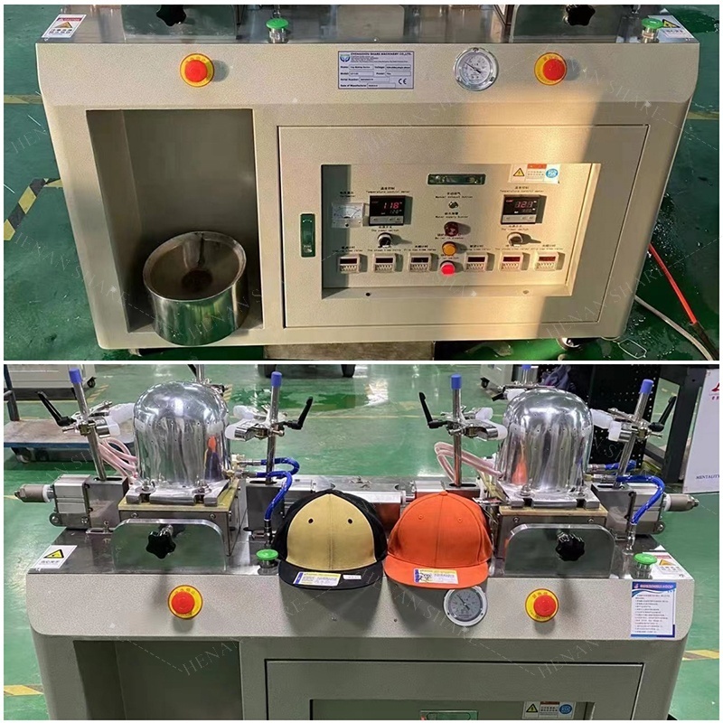 Cap Ironing Machine Mould Steam Caps Automatic Two-Head Hats Ironing Machine Hat Ironing Machine