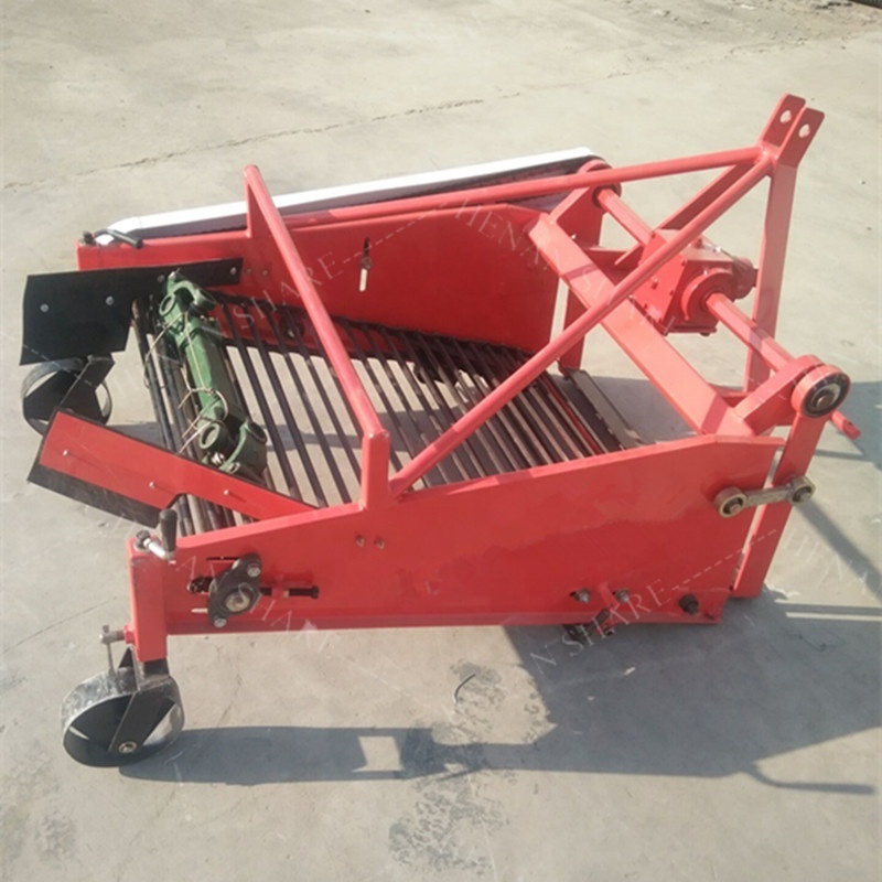 Potato harvester 2 row self loading walking tractor potato harvester machine