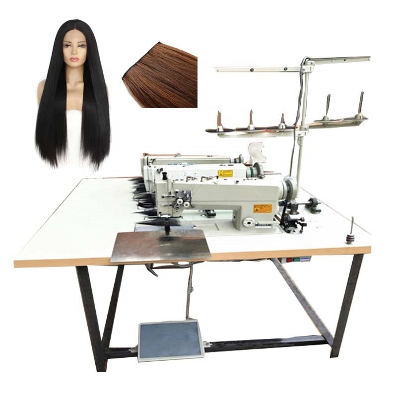 Butterfly locs crochet hair machine double weft automated hair weft weave making machine