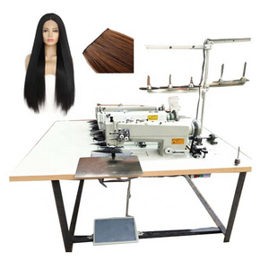 Butterfly locs crochet hair machine double weft automated hair weft weave making machine