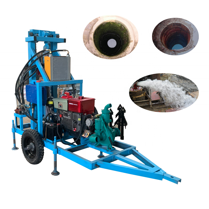 Hydraulic Portable Mine Drilling Rigs Diesel Underground Electric Core Drill Machine Water Well Drilling Rig