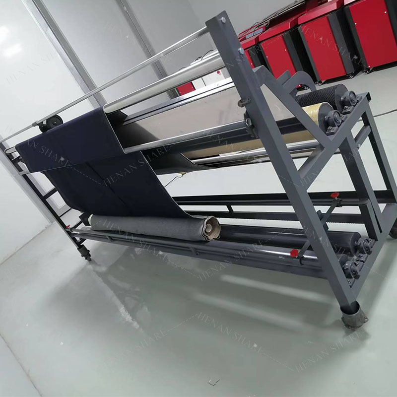 Fabric Roll to Sheet Cutting Rolling Machine All in One