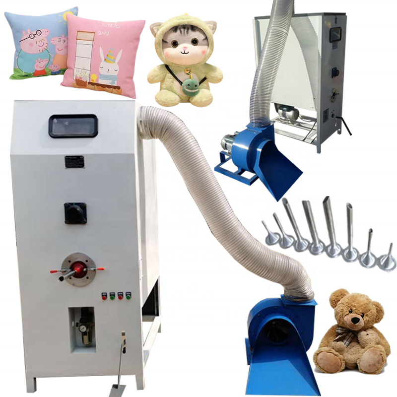 Automation Filling Fiber Soft Teddy Bear Cotton Stuffing Fiber Filling Machine