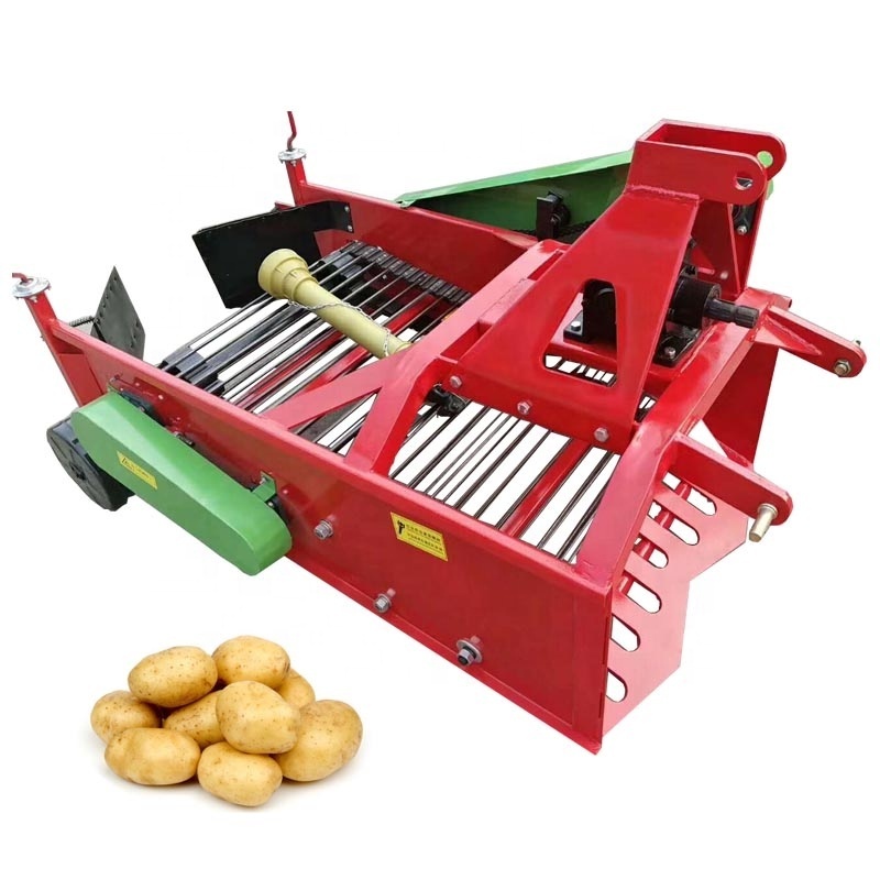 Potato harvester 2 row self loading walking tractor potato harvester machine