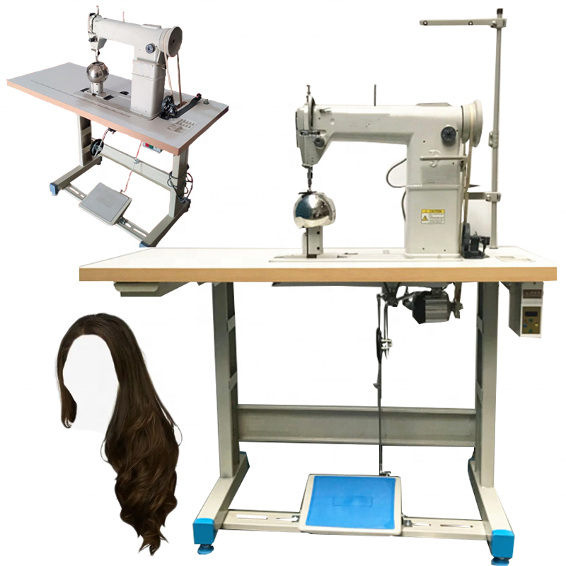 Industrial Human Hair Wig Making Machinery Sewing Machine for Wig Making Hair Weft Wig Sewing Machine