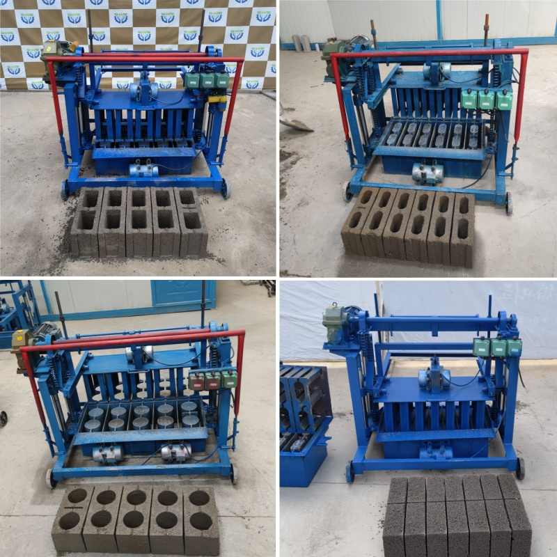 Automatic Block Making Machine Customize Brick Size Shape Mobile Diesel Manual Brick Making Machinery Concrete Block Machine