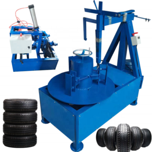 Tyre Machine Recycle Car Tyre Recycling Scrap Tire Cutting Machine Automation