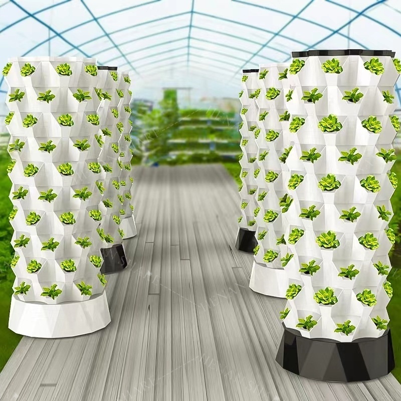 Commercial hydroponic tower system diy vertical hydroponic tower growing system