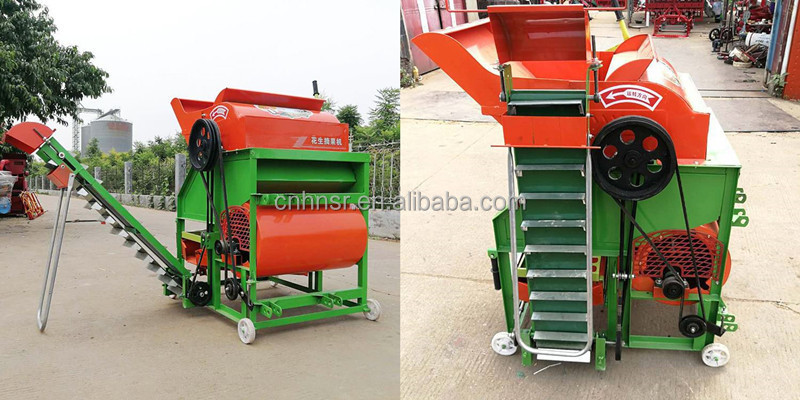 Automation Elevator Groundnut Harvesting Machine Peanut Picker Combine Harvester