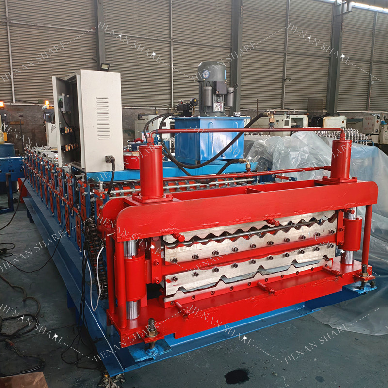 Automatic Corrugated Roll Forming Machine Roofing Iron Sheet Making Machine Tile Roll Forming Machine