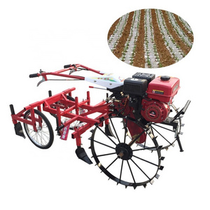 Plastic uv mulch film layer gas powered landscape plastic mulch laying machine