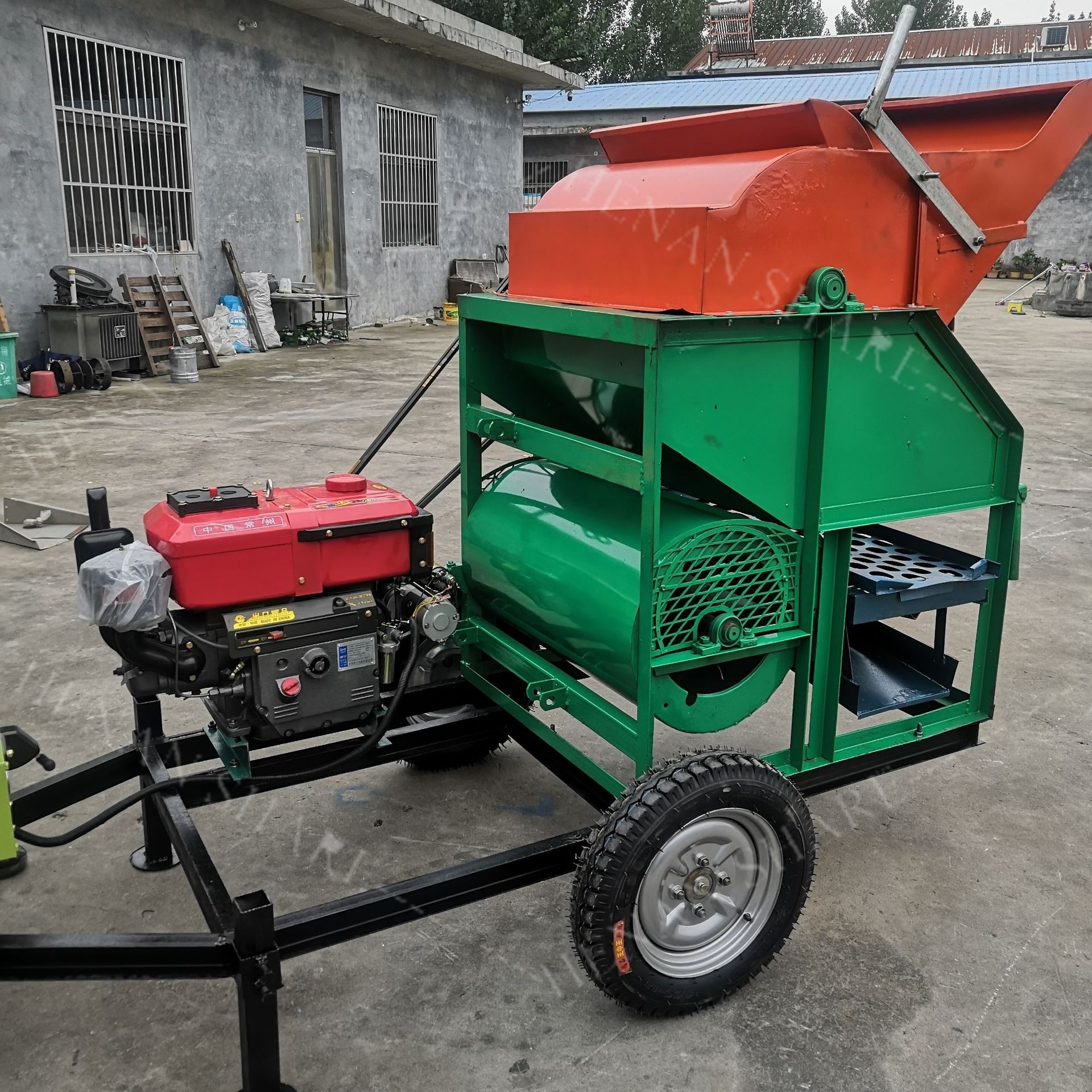 Peanut harvester walking tractor diesel engine peanut picker machine available in uganda