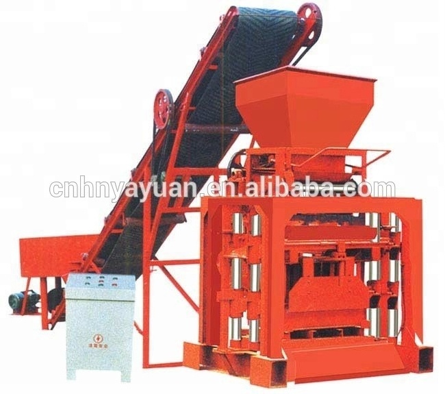 YYS4-35 easy operated concrete block making machine in Uganda manual simple small brick making machine