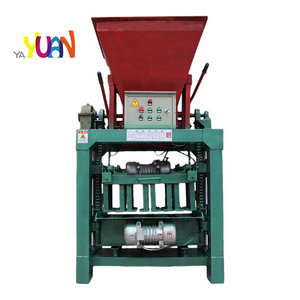 YYS4-35 easy operated concrete block making machine in Uganda manual simple small brick making machine