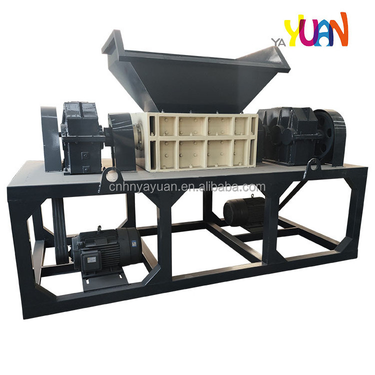 Yayuan portable tire shredder for sale industrial shredder machine scrap tire shredder