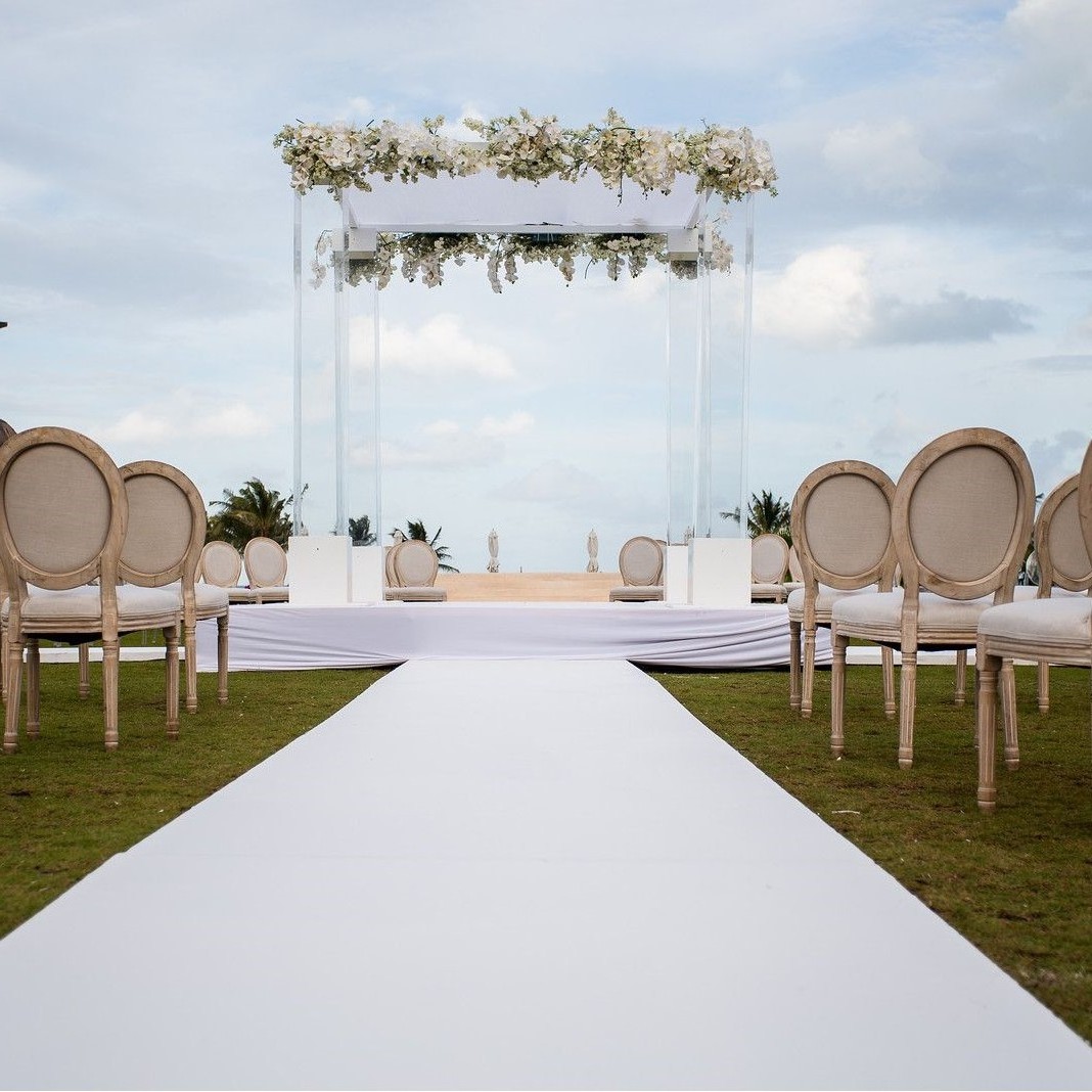 VONVIK Clear Acrylic Decorating Gazebo for Wedding