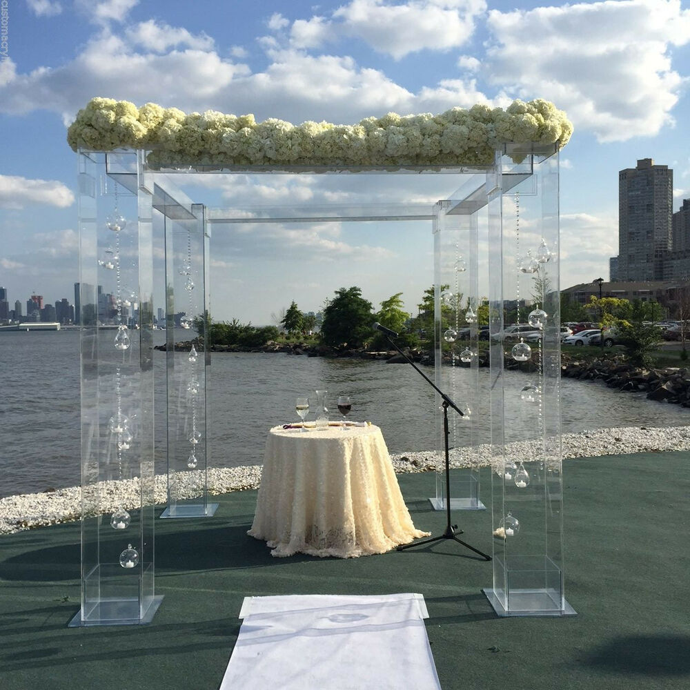 VONVIK Clear Acrylic Decorating Gazebo for Wedding