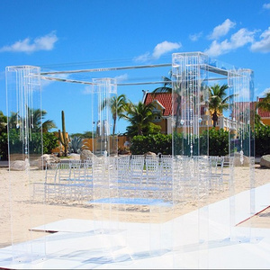 VONVIK Clear Acrylic Decorating Gazebo for Wedding