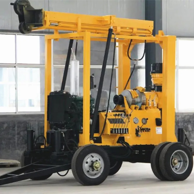 Road Driller 200m 160m Core Borehole Drill Machine 300hp Diesel Drill Rig for Water Well