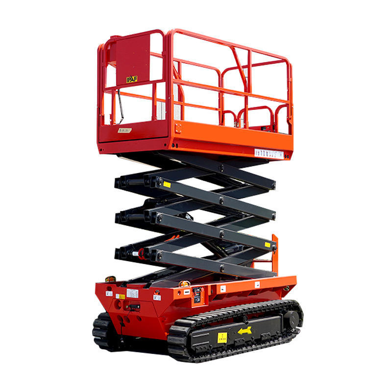 EPT1214LDS More Safer  Hydraulic Outrigger Crawler Scissor Lift Aerial Work Platform Man Lift Goog Price