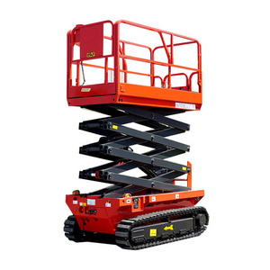 EPT1214LDS More Safer  Hydraulic Outrigger Crawler Scissor Lift Aerial Work Platform Man Lift Goog Price