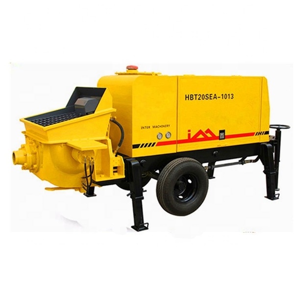 Concrete Mixer With Pump Electric Grount Pumps Skid Steer Portable Concrete Mixer Pump Trailer Small Diesel Cement Mixer