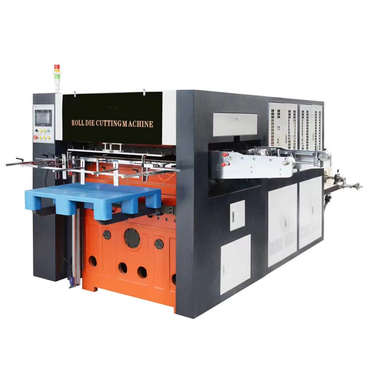 Fully Automatic High Speed Paper Box Die Cut Sticker Printing Machine