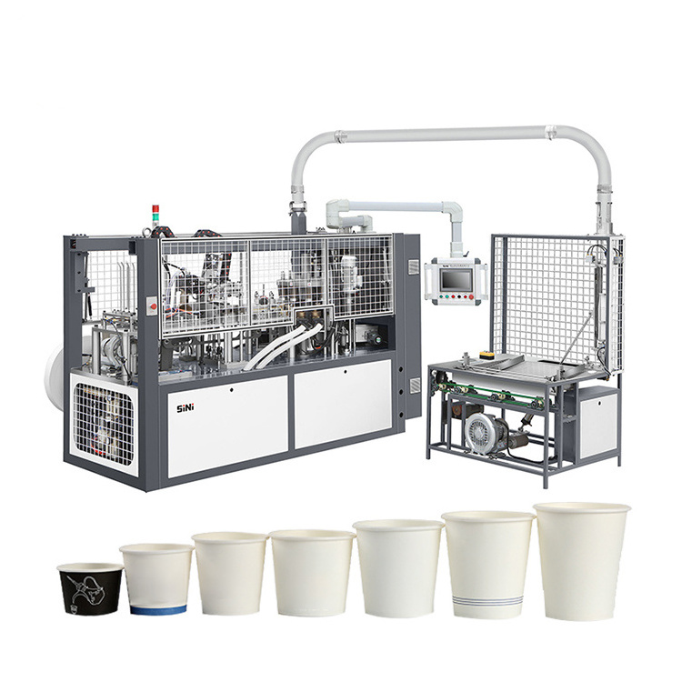 Disposable automatic paper cup bowl making forming manufacturing machines for small business ideas