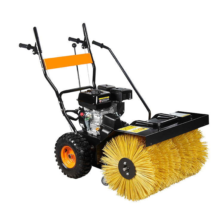 Snow sweeper gasoline power artificial grass cleaning equipment Snow sweeping machine