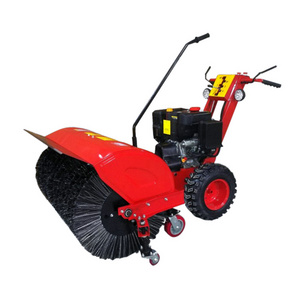 Snow sweeper gasoline power artificial grass cleaning equipment Snow sweeping machine