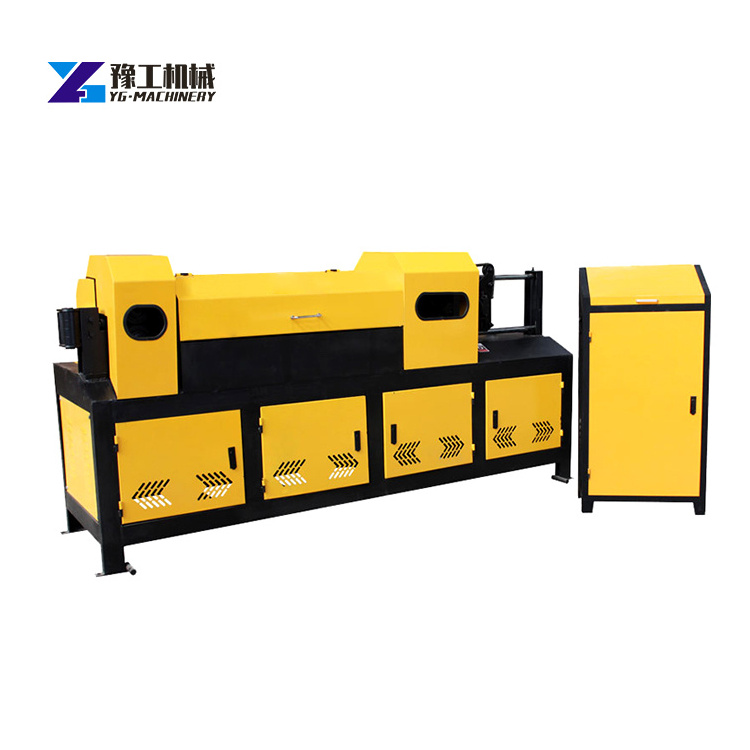 Hot Selling 12mm Rebar Straightening Cutter Bender Machinery Stainless Bar Steel Bending Metal Straightening Cutting Machine