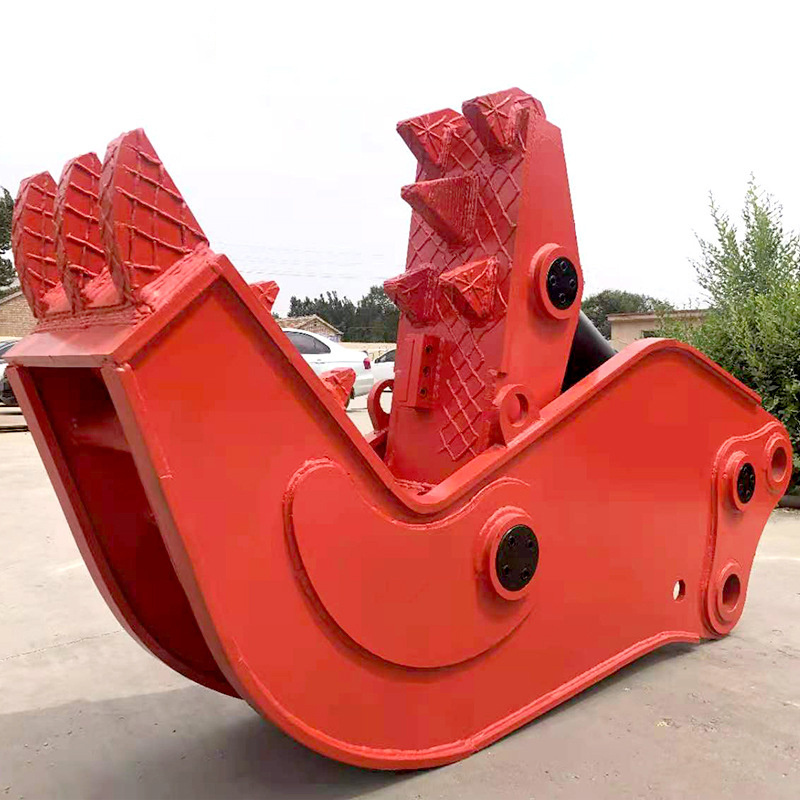 New Design Professional Supplier Metal Cut Tree Attachment Mini Shear Removal Excavator Machine For Mini Excavator