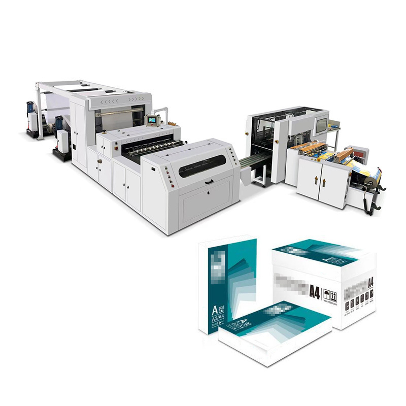 Paper Cutter A4 Paper Roll to Sheet Cutting Machine Corrugated Paper Cut Machines