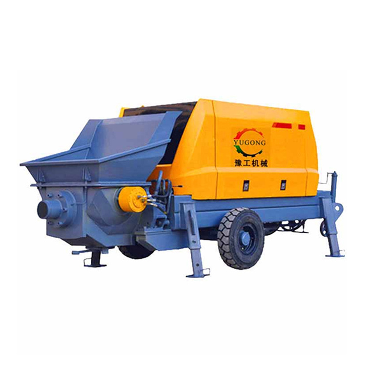 Factory Mini Diesel Concrete Pumping Price Mobile Concrete Trailer Pump Price