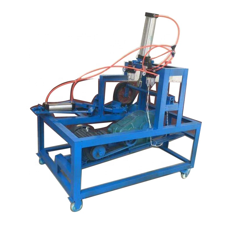 Higher efficiency automatic car tire double sidewall cutting machine