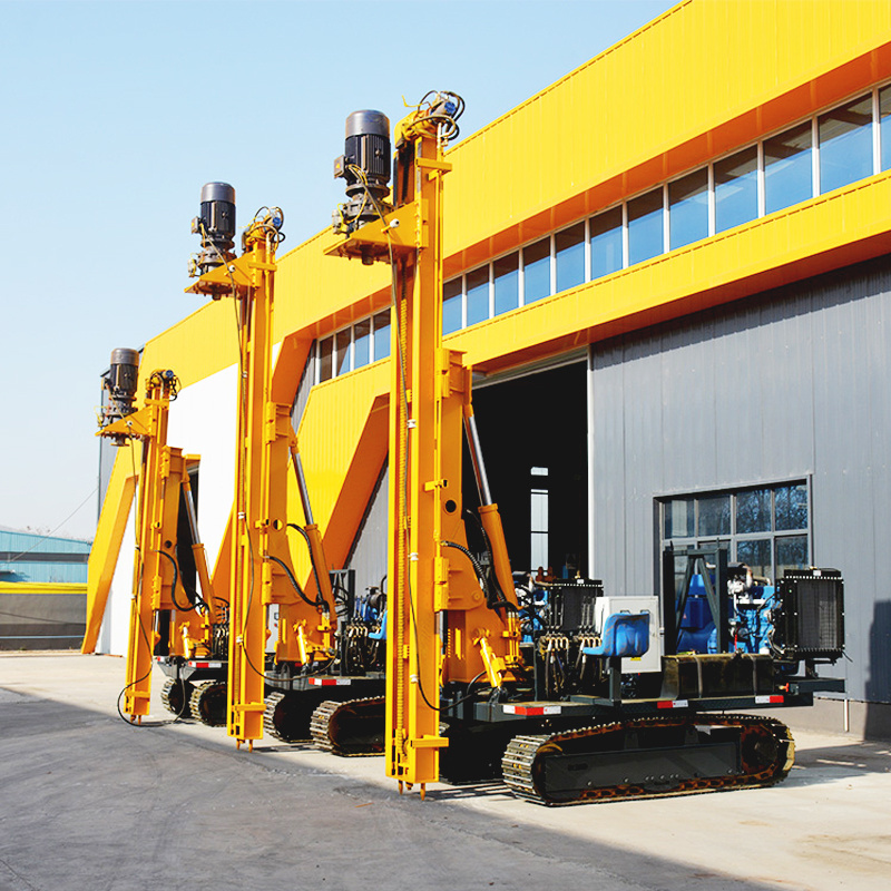 3m Automatic Hydraulic Drilling Screw Helical Piles Drivers Solar Piling For Pile Installation Machine