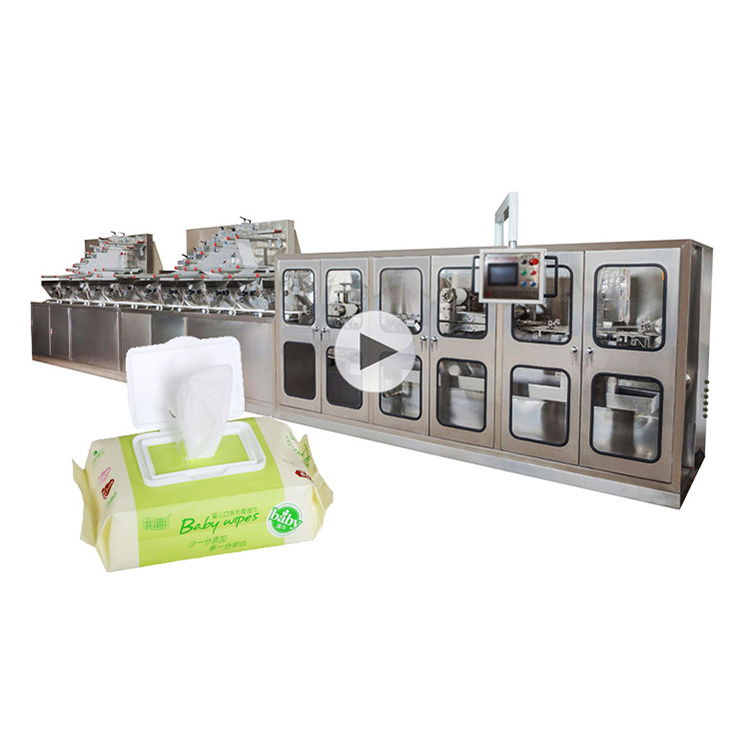 center pull wet wipe machine automatic wet wipe making machine 3a