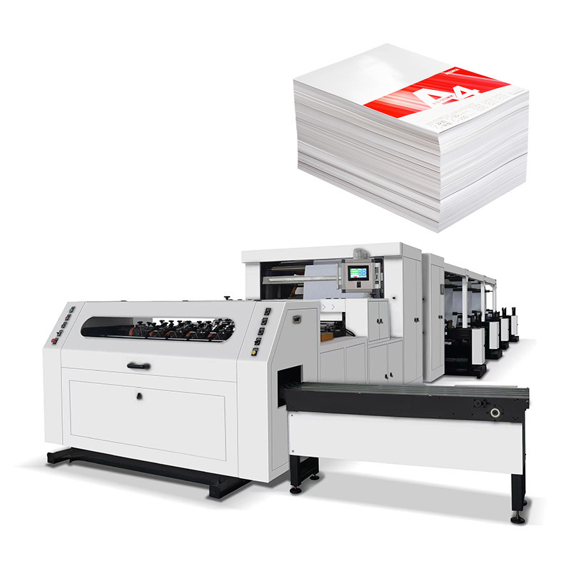 Paper Cutter A4 Paper Roll to Sheet Cutting Machine Corrugated Paper Cut Machines