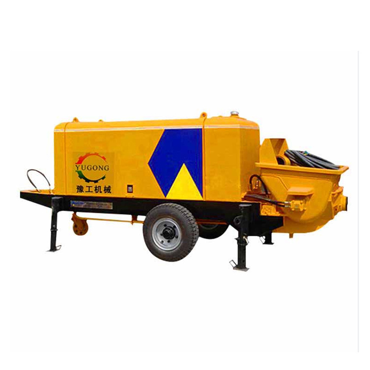 Factory Mini Diesel Concrete Pumping Price Mobile Concrete Trailer Pump Price