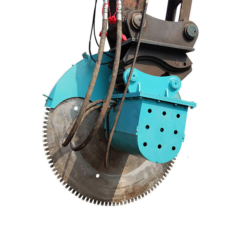 Construction Machinery Excavator For Cutting Basalt And Concrete Hydraulic Rock Saw Trencher Attachment