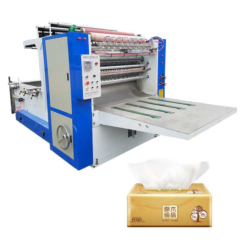 Wholesale Price Fully Automatic 4 Lines Facial Paper Tissue Folding Machine