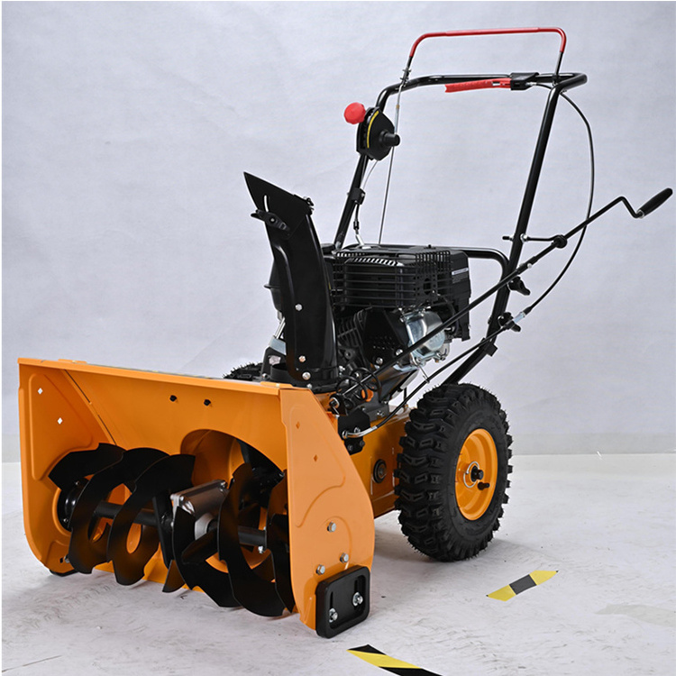 Tractor front snow blower track snow blower 3 stage